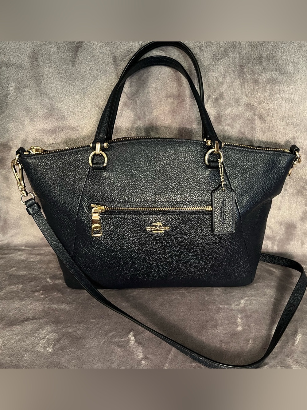 Coach Prairie Satchel - Navy Blue
